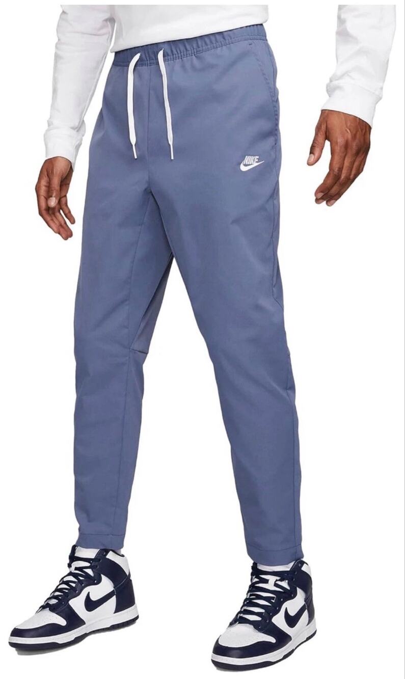 Nike XL Club Woven Tapered-Leg Pants Drawstring Nike Hip Logo Granola Gorpcore